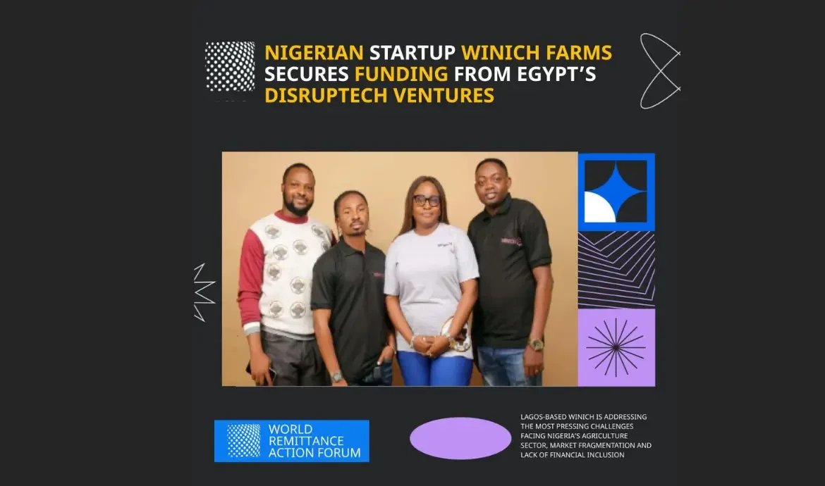 DisrupTech Ventures Makes First Pan-African Investment in Nigeria’s Agri-Fintech Innovator, Winich Farms