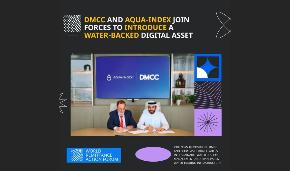 DMCC and AQUA-INDEX Partner to Launch World’s First Water-Backed Digital Token