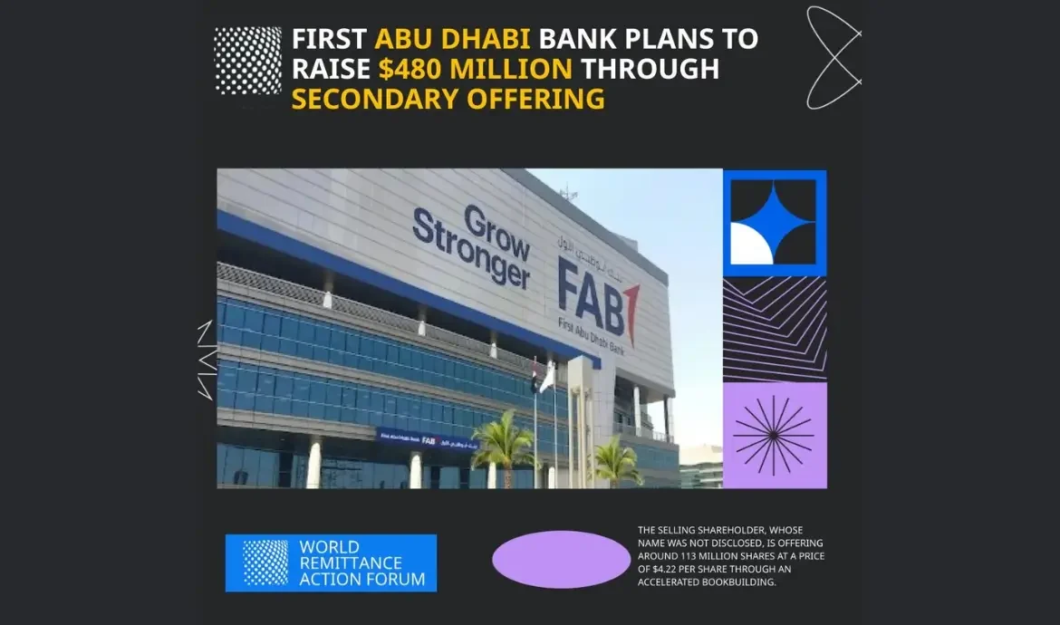 First Abu Dhabi Bank Eyes $480 Million from Secondary Share Sale